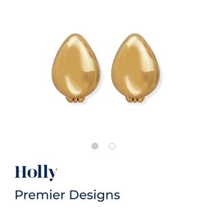 *SALE* Premier Designs Golden "Holly" Earrings